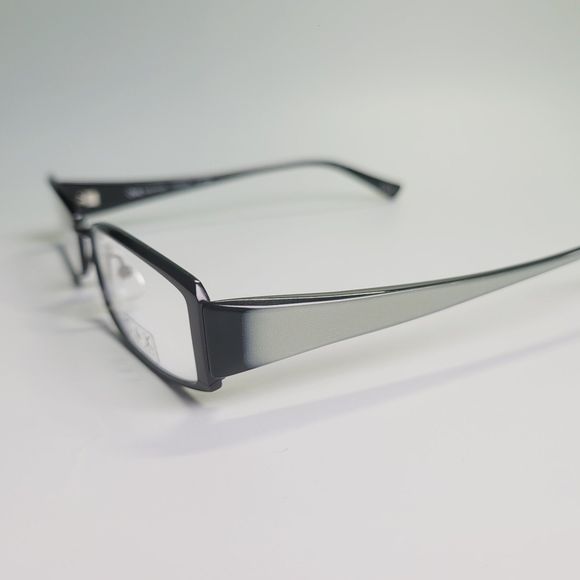 O&X New York OT-206U eyeglasses black grey full frame eyewear 53-17 142 C7 - Picture 11 of 13
